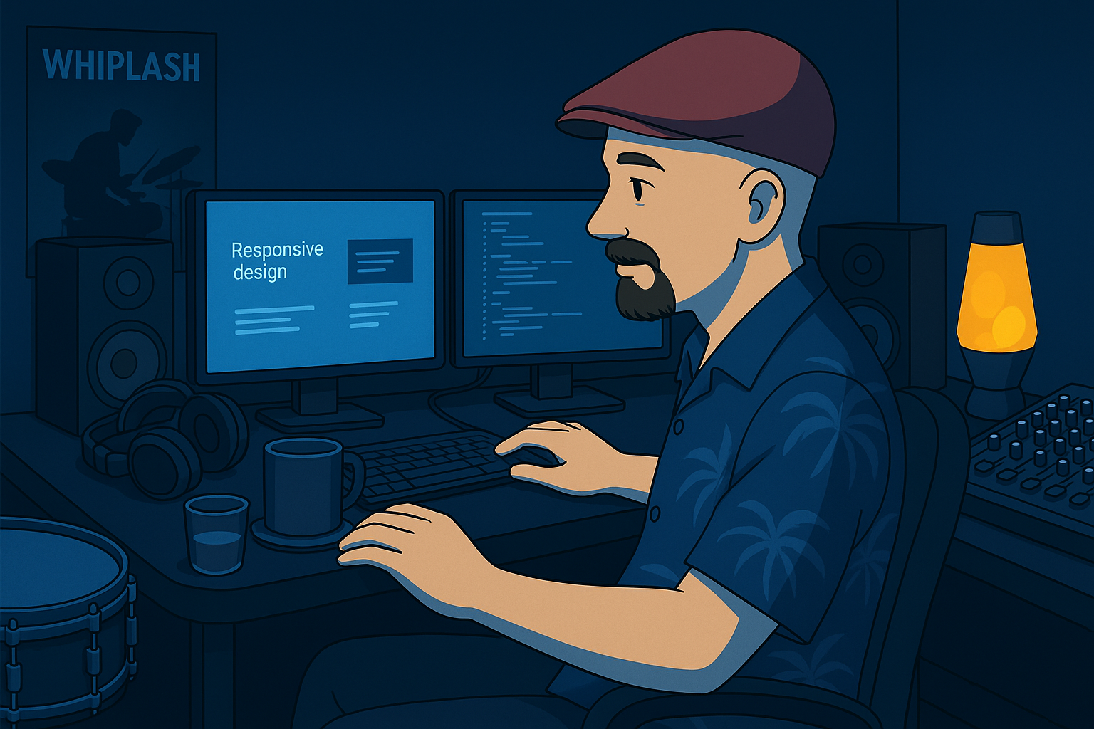 Espace de travail créatif